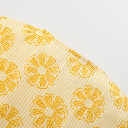 Toddler Kid Yellow Striped Flower Sleeveless Dress - image 4