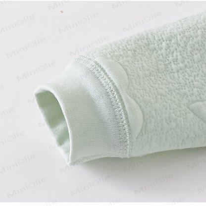 Baby Moon Star Solid Color Quilted Romper - image 8