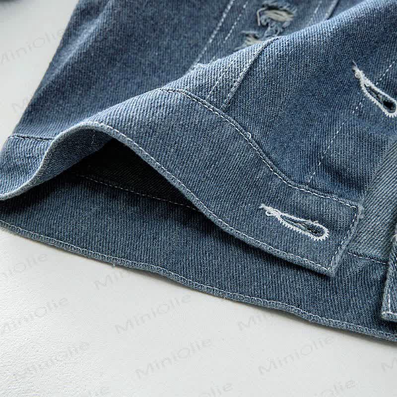 Toddler Kid  Boy Car Denim Jacket - image 5