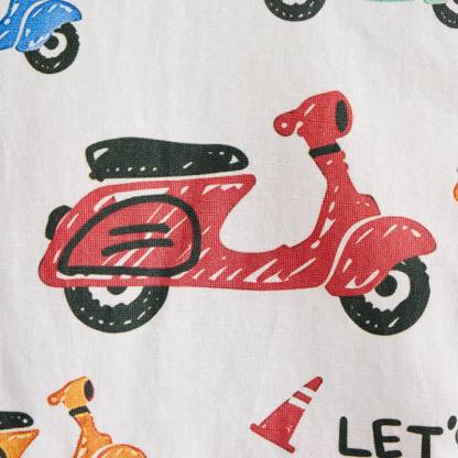 Toddler Boys Electric Bike Print Shirt and Shorts 2-piece Set - image 6