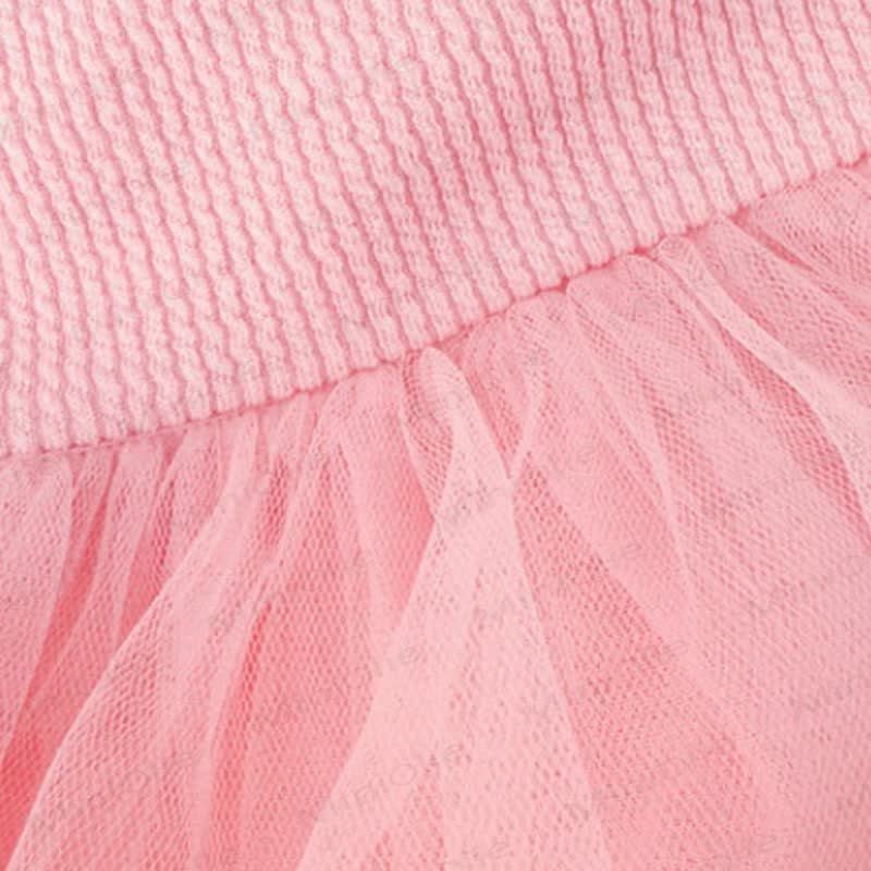 Baby Toddler Girl Pearl Shawl Collar Layered Tulle Dress - image 6