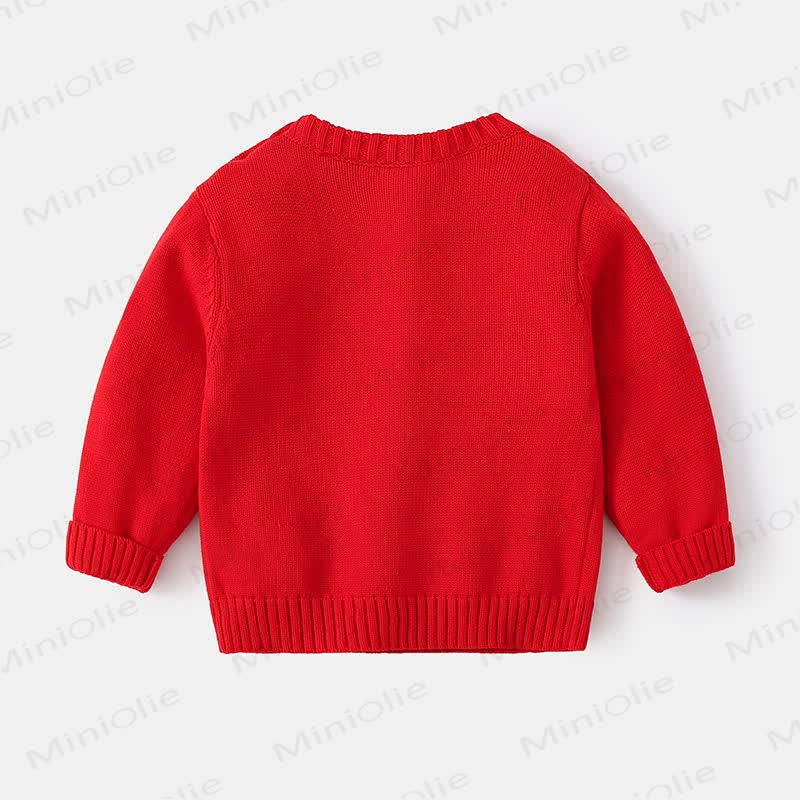 Baby Toddler Christmas Cartoon Dear Sweater - image 3