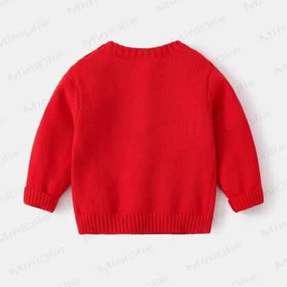 Baby Toddler Christmas Cartoon Dear Sweater - image 3