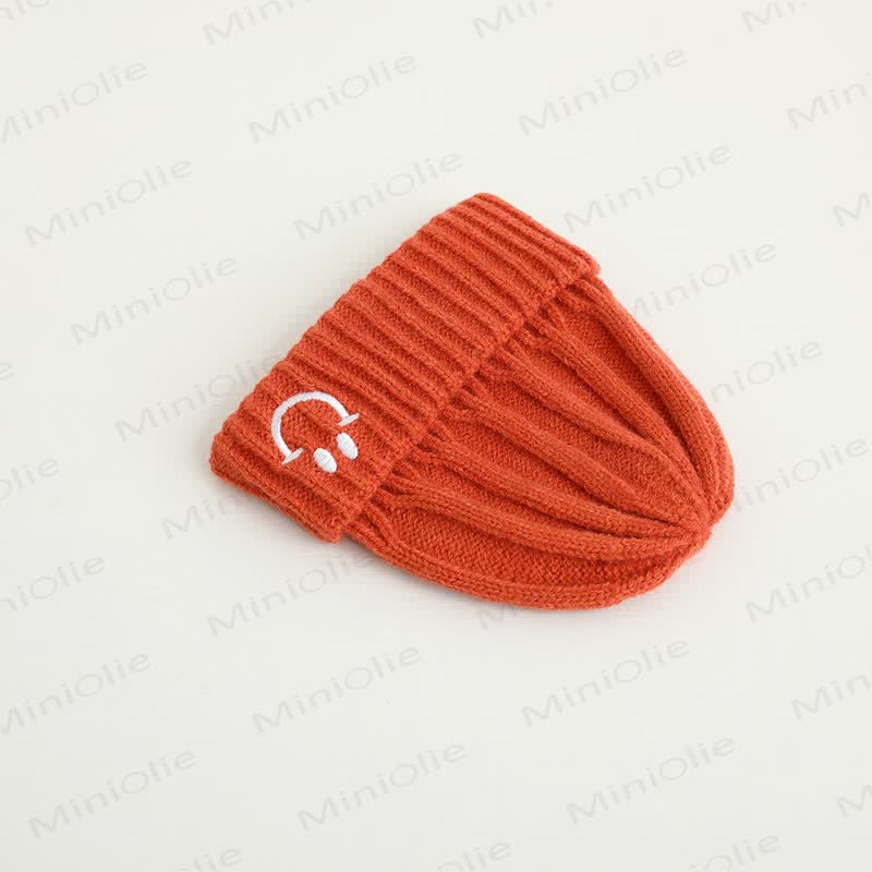 Baby Embroidered Smile Knitted Beanie - image 12
