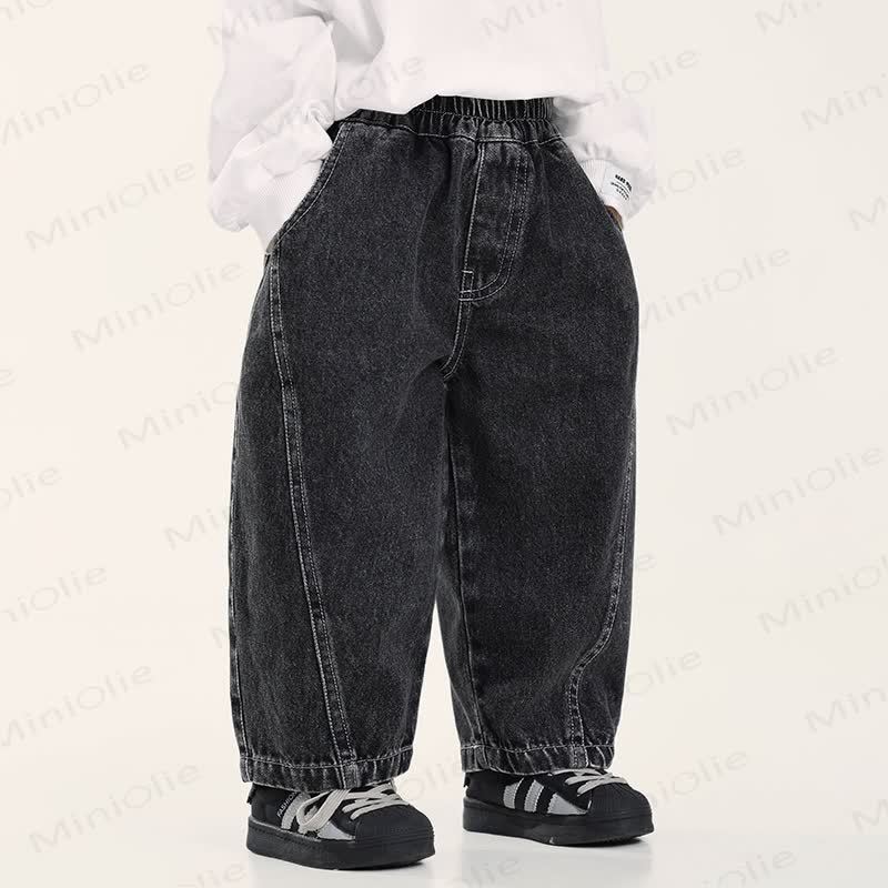 Toddler Boys Black Denim Pants - image 3