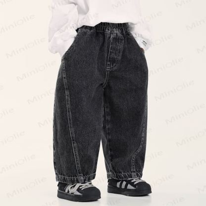 Toddler Boys Black Denim Pants - image 3