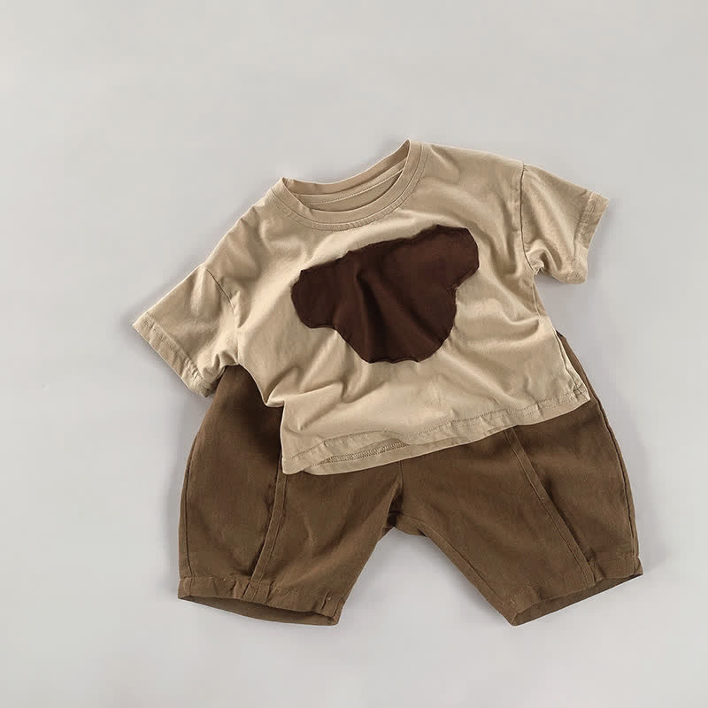 Kid Bear Shaped Patch T-Shirt - image 8