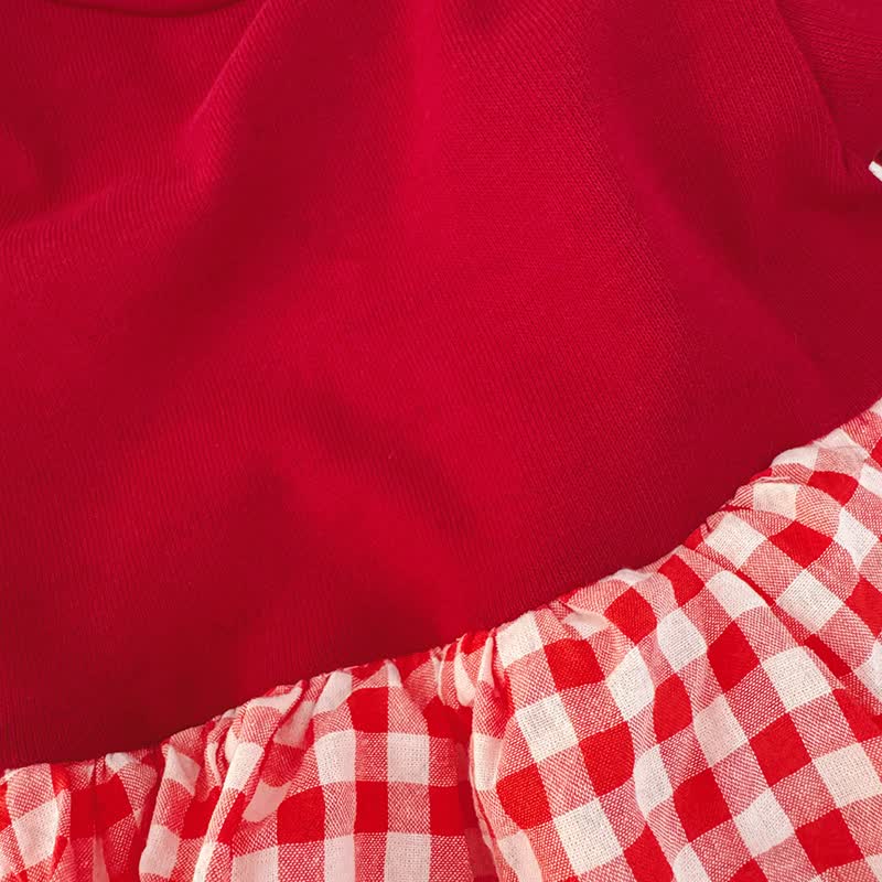 Baby Girl Bunny Plaid Dress - image 11