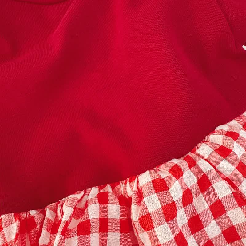 Baby Girl Bunny Plaid Dress - image 11