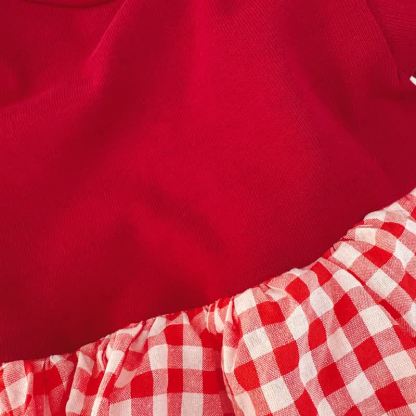 Baby Girl Bunny Plaid Dress - image 11