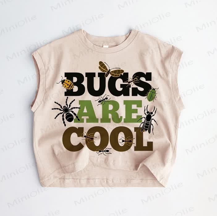BUGS ARE COOL Baby Toddler Khaki Insect Tank Top - Khaki - 3-5T - image 1