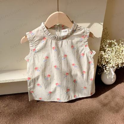 Kid Girl Roses Printed Tank Top - image 10