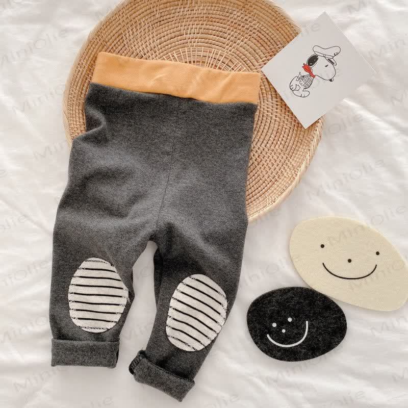 Baby Cute Dots Striped Leggings - Dark Grey - 3-5T - image 7