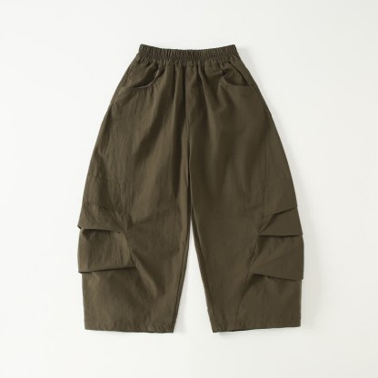 Kid Boy Plain Worker Loose Pants - image 14
