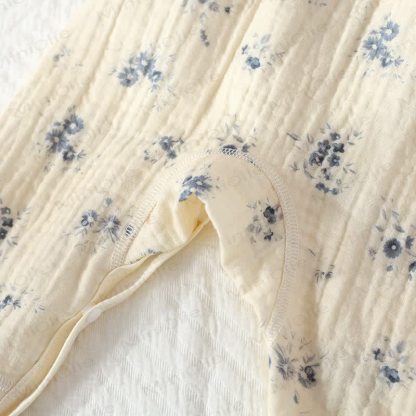 Baby Girl Orchid Daisy Beige Kimono Romper - image 22