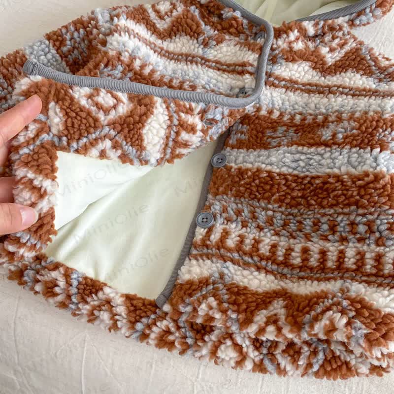 Baby Toddler Retro Fleece Outerwear - image 4