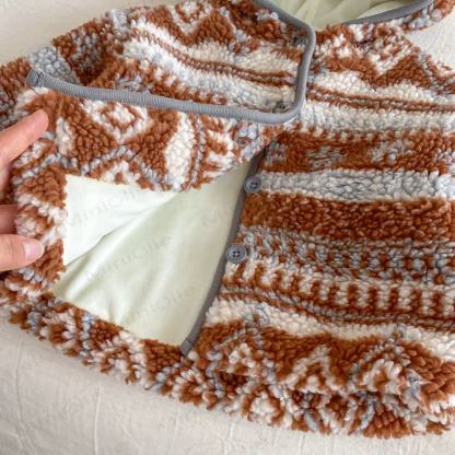 Baby Toddler Retro Fleece Outerwear - image 4