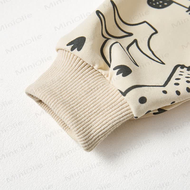 Baby Beige Animal 2-piece Set - image 4