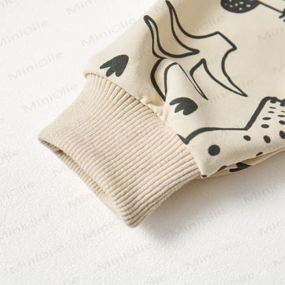 Baby Beige Animal 2-piece Set - image 4