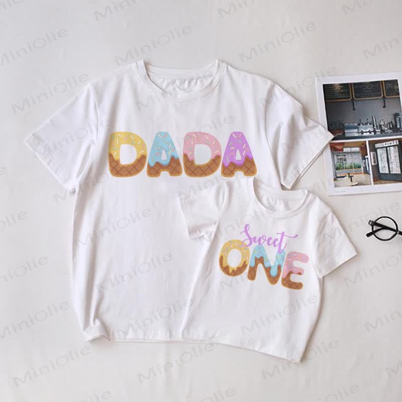 BRO/SIS Family Matching Birthday T-Shirt - DADA - Adult T-Shirt: XL - image 1