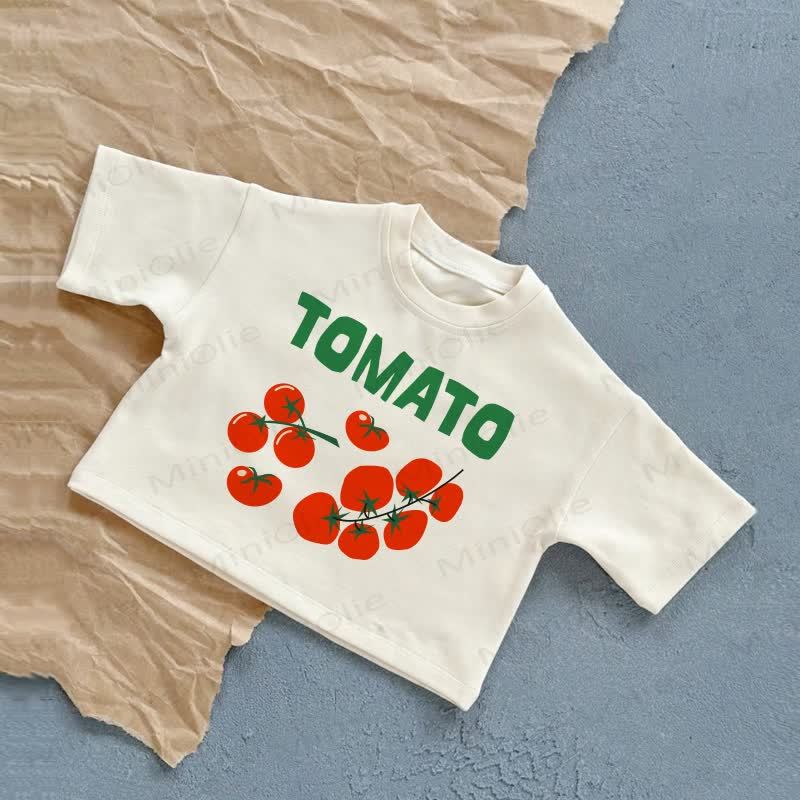 TOMATO Baby Slogan White Summer Casual T-Shirt - White - 2-3T - image 1
