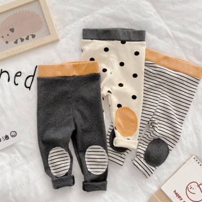 Baby Cute Dots Striped Leggings - image 4