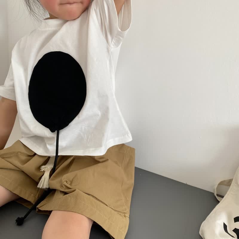 Toddler Balloon Patch Simple T-Shirt - image 4