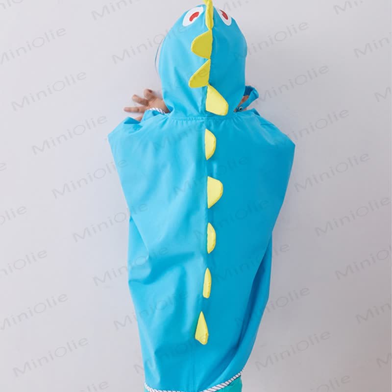 Toddler Dinosaur Hooded Cloak Raincoat - image 25