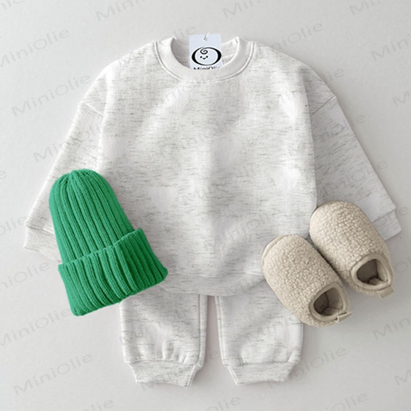 Personalized Football Letter Baby 2-piece Set with Name Customization - Grey - 2-3T - image 7