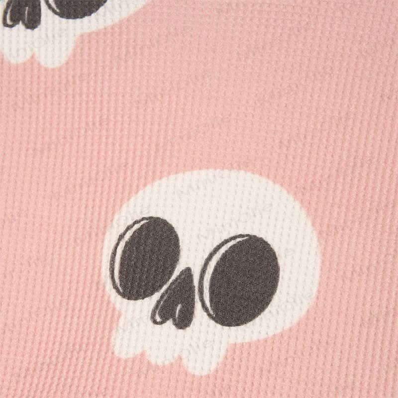 Baby Skull Pink Waffle 2-piece Set - image 4