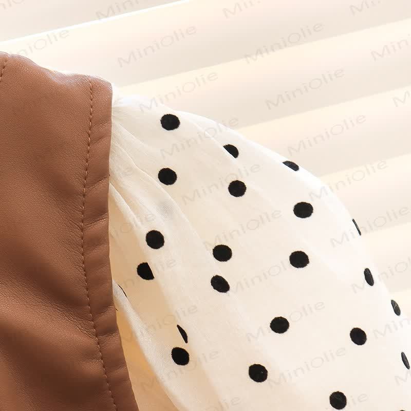 Baby Toddler Girl Mesh Flower Dot Dress - image 13