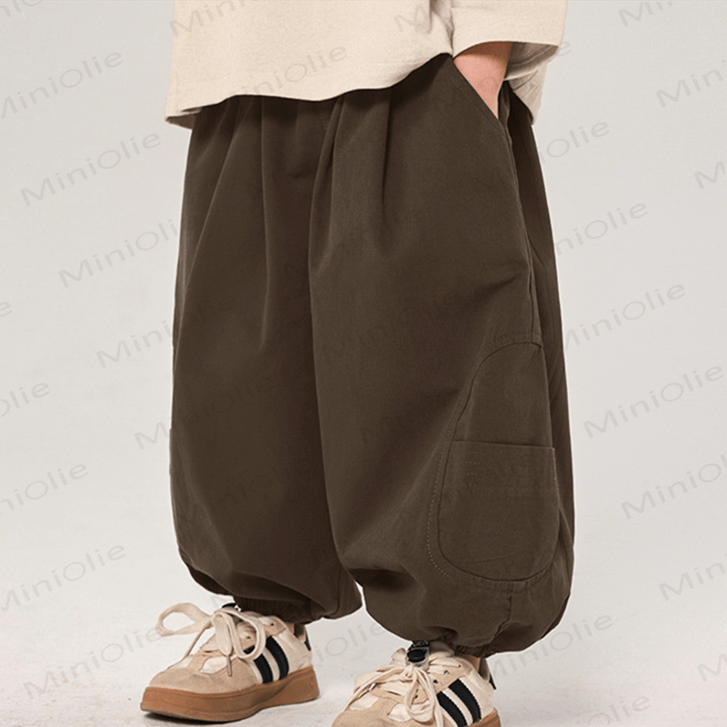 Toddler Plain Design Loose Jogger Pants - image 4