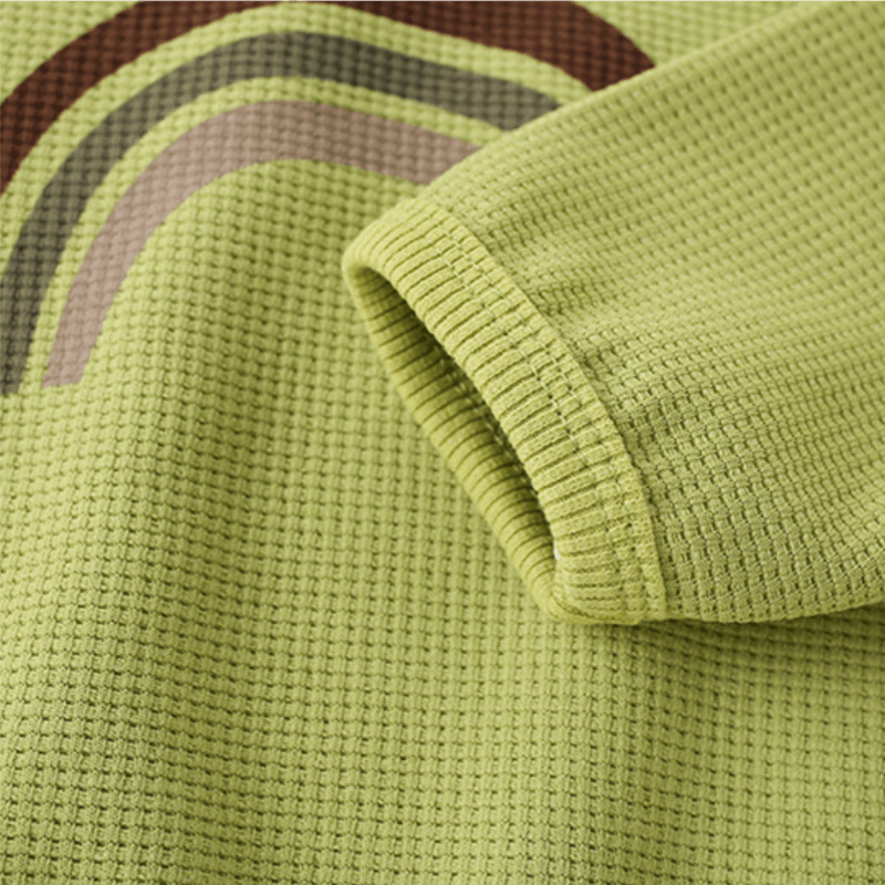 Kid Rainbow Waffle Crew Neck T-Shirt - image 9