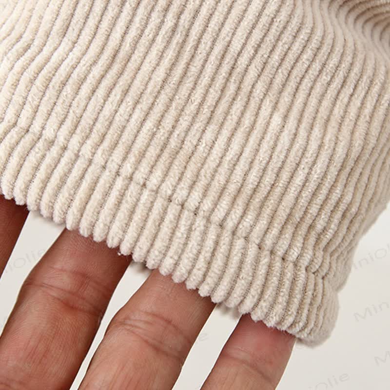 Baby Toddler Doggy Ear Cord Fleece Lined Overalls - image 14