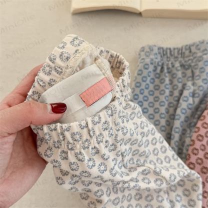 Baby Toddler Girl Flower Leggings - image 8