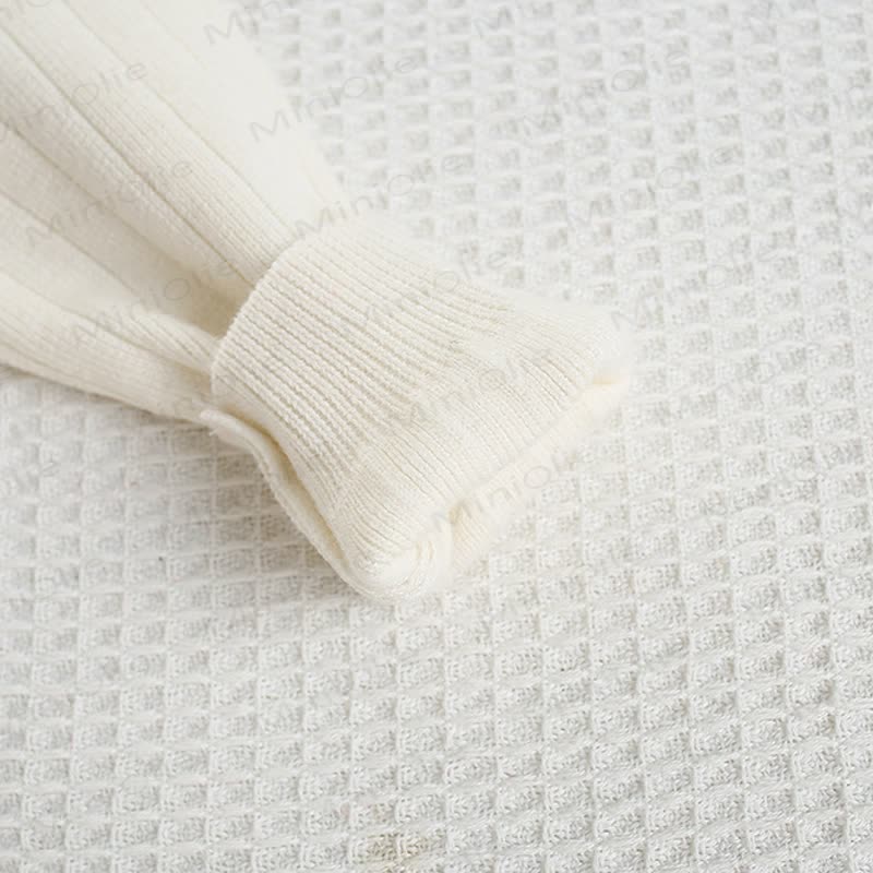 Toddler Girl Bow Baby Collar Dress - image 11