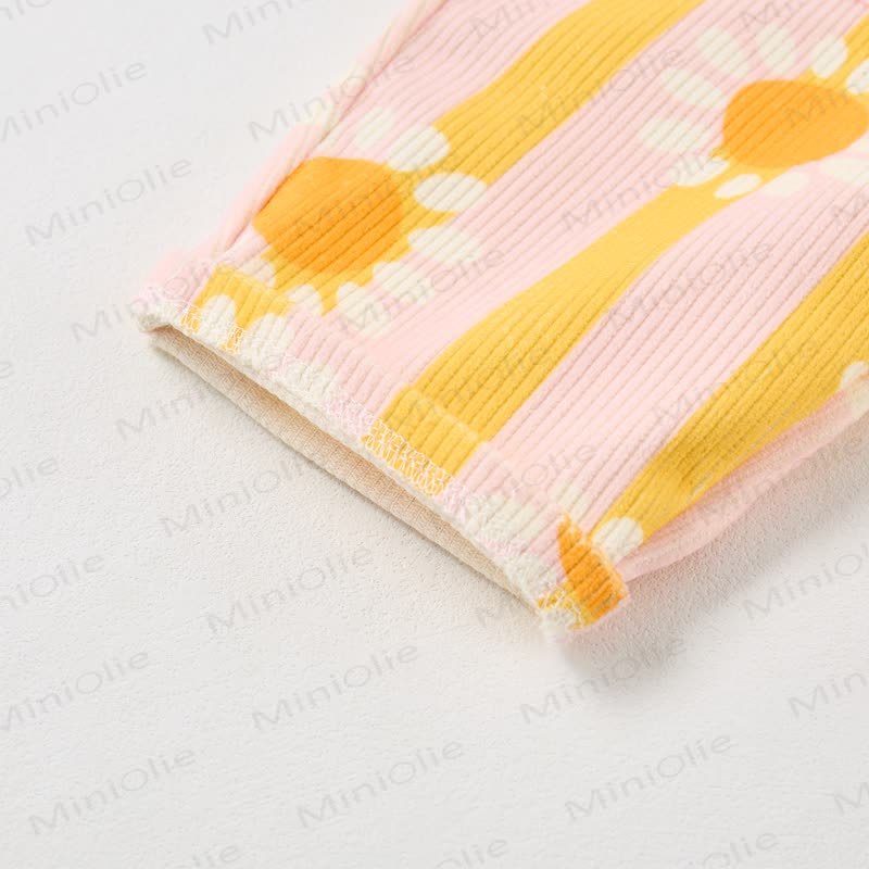 Baby Toddler Striped Sunflower Pants - image 7