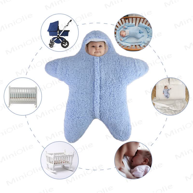 Baby Newborn Starfish Warm Sleeping Bag  - image 3