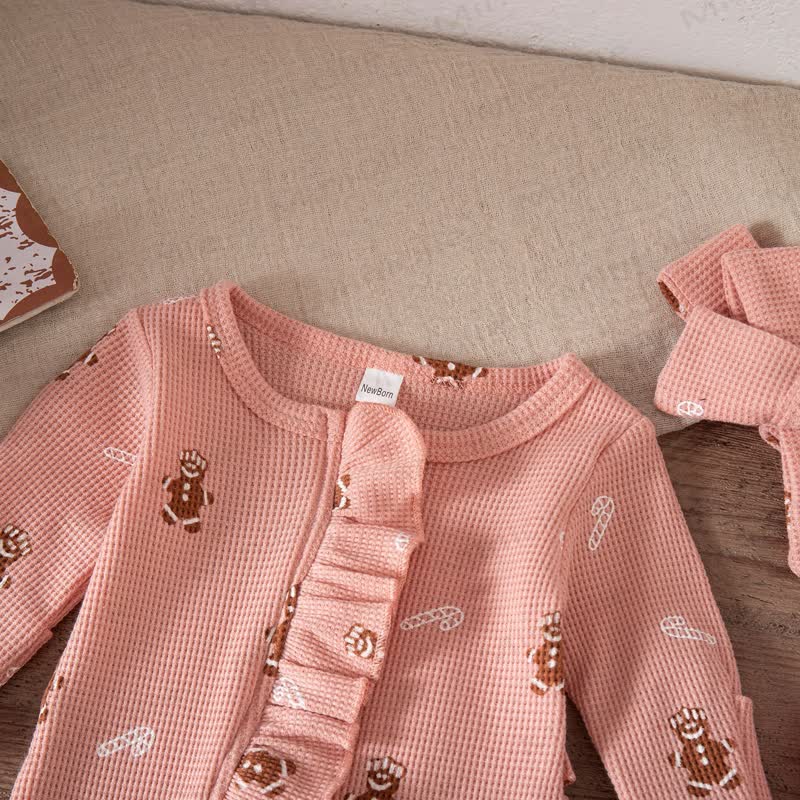 Baby Headscarf Christmas Romper - image 6