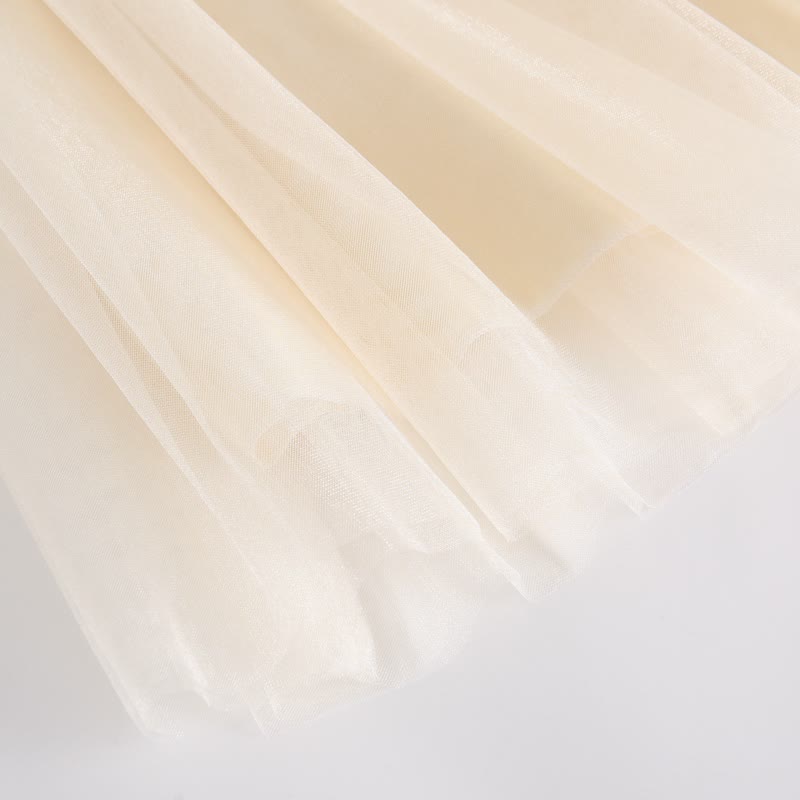 Baby Toddler Solid Color Tulle Bow Dress - image 19