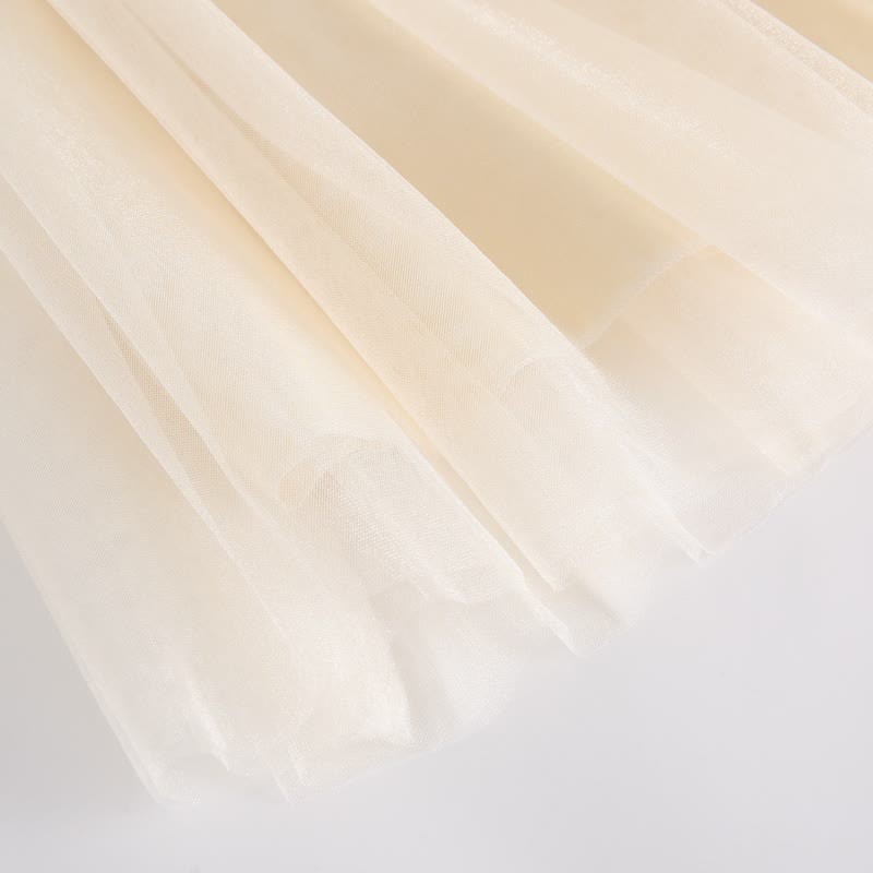 Baby Toddler Solid Color Tulle Bow Dress - image 19