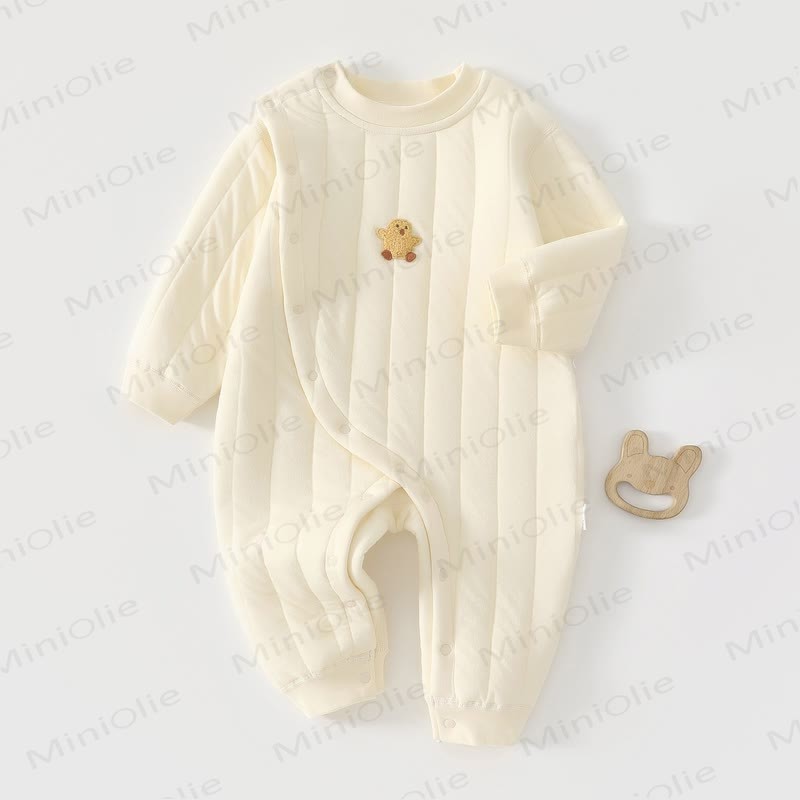  Baby Animal Cartoon Romper - Cream - 18-24M - image 5