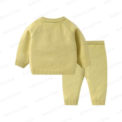 DINOSAUR Baby Dinosaur Knit Sweater and Pants 2-piece Set - image 4