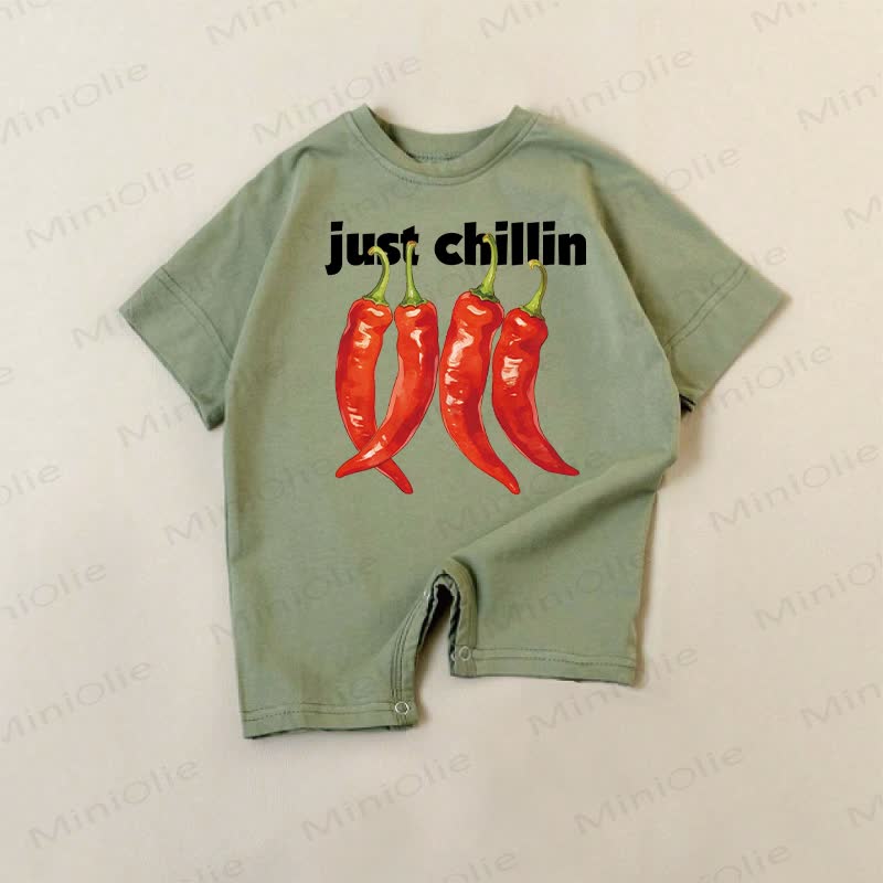 JUST CHILLIN Baby Green Romper - Green - 18-24M - image 1