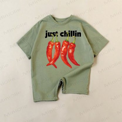 JUST CHILLIN Baby Green Romper - Green - 18-24M - image 1