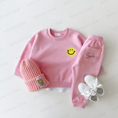 SMILE Baby Loose 2 Pieces Set - Pink - 3-5T - image 7