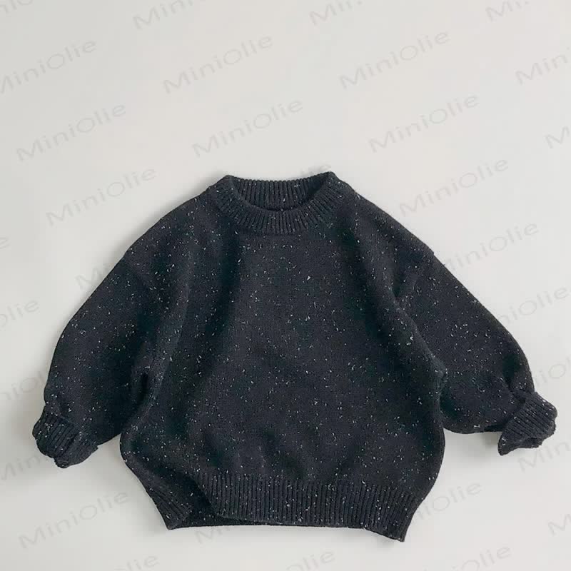 Toddler Motley Little Dot Loose Sweater - Black - 8Y - image 8