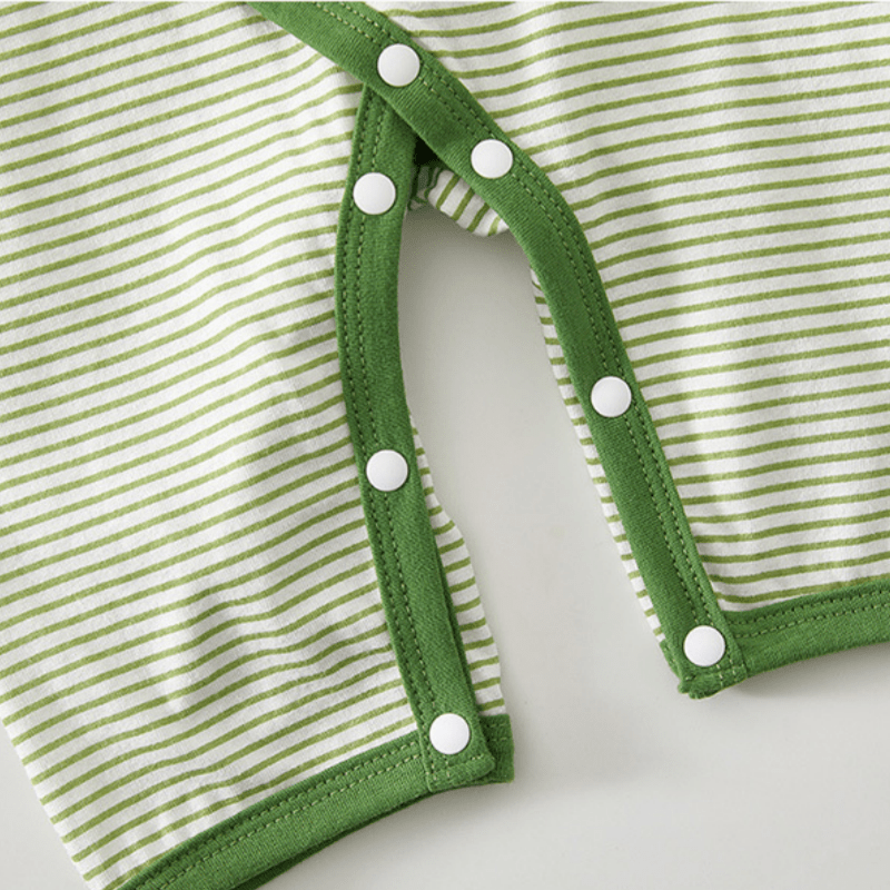 Baby 3d Animal Striped Kimono Romper - image 5