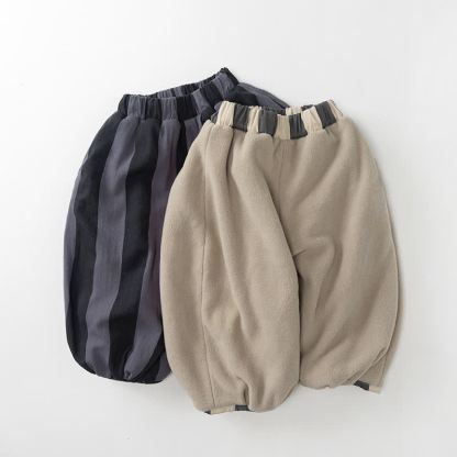 Baby Toddler Stripe Fleece Lined Pants - image 4