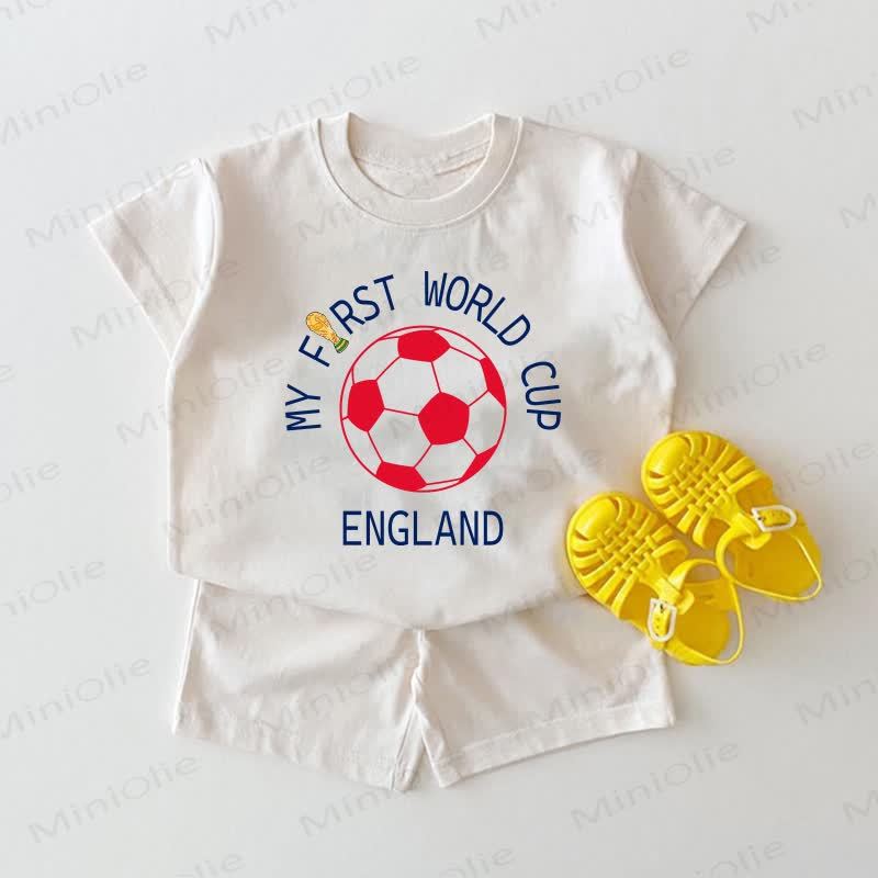 MY FIRST WORLD CUP ENGLAND Baby Soccer White 2-piece Set - White - 18-24M - image 1